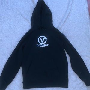women’s small, black hoodie. in good condition. fits like a medium